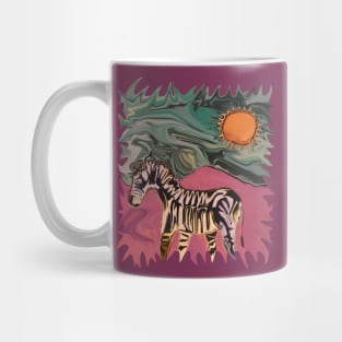 Zebra on Mars Mug